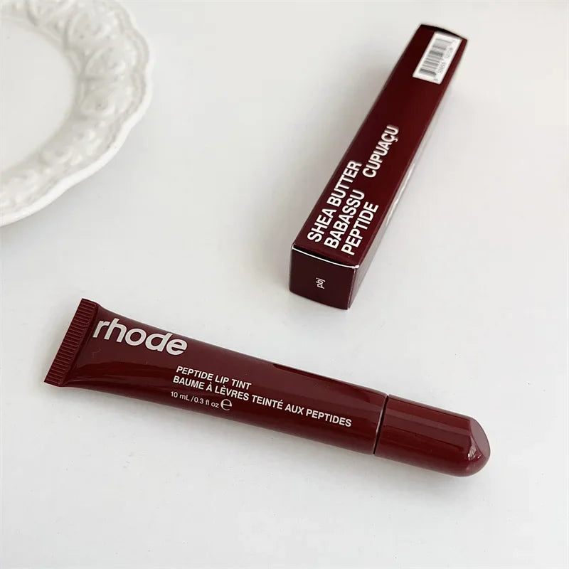 RHODE Makeup Cheek Blush Cream Blusher Stick Lip Gloss Phone Case For iPhone New Toast Ribbon Raspberry Espresso Lipstick INS
