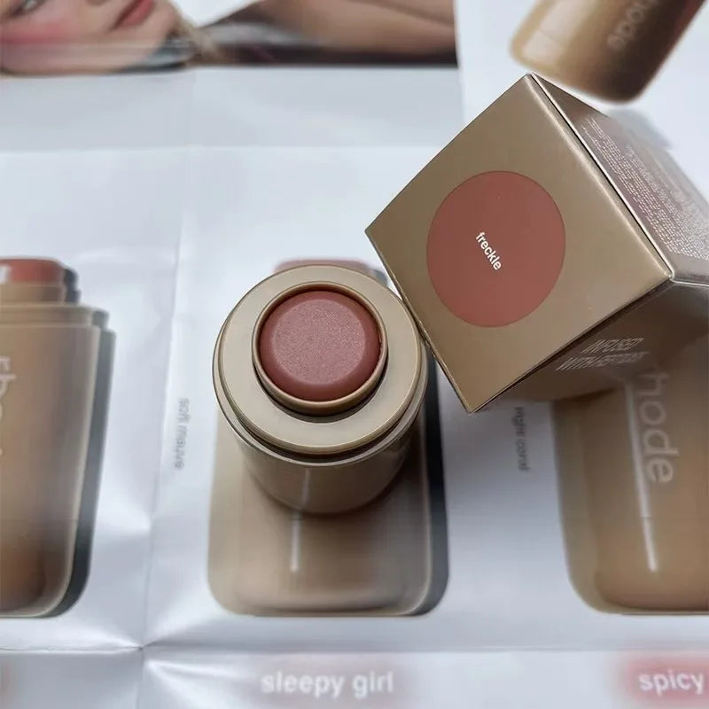 RHODE Makeup Cheek Blush Cream Blusher Stick Lip Gloss Phone Case For iPhone New Toast Ribbon Raspberry Espresso Lipstick INS