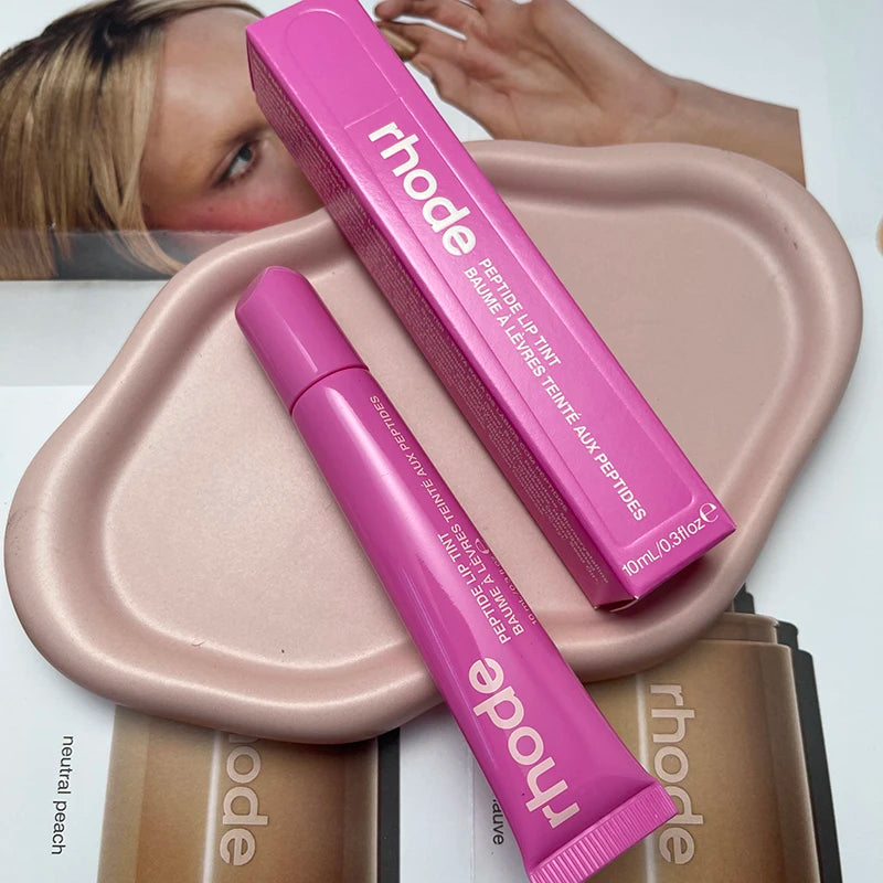 RHODE Makeup Cheek Blush Cream Blusher Stick Lip Gloss Phone Case For iPhone New Toast Ribbon Raspberry Espresso Lipstick INS