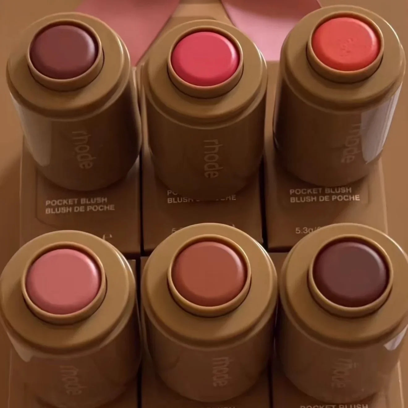 RHODE Makeup Cheek Blush Cream Blusher Stick Lip Gloss Phone Case For iPhone New Toast Ribbon Raspberry Espresso Lipstick INS