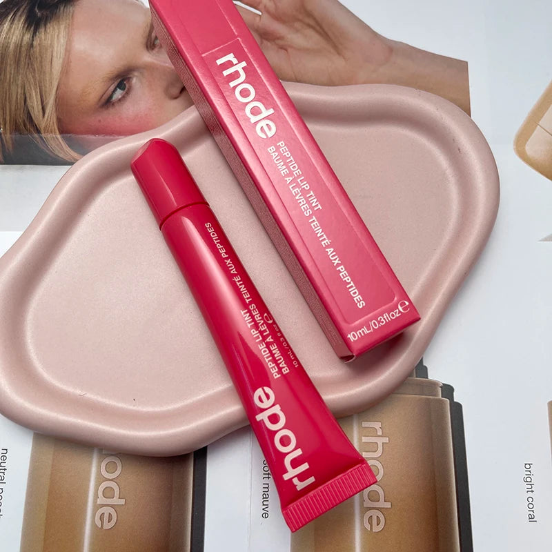 RHODE Makeup Cheek Blush Cream Blusher Stick Lip Gloss Phone Case For iPhone New Toast Ribbon Raspberry Espresso Lipstick INS