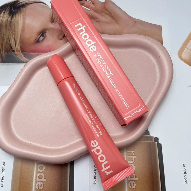 RHODE Makeup Cheek Blush Cream Blusher Stick Lip Gloss Phone Case For iPhone New Toast Ribbon Raspberry Espresso Lipstick INS