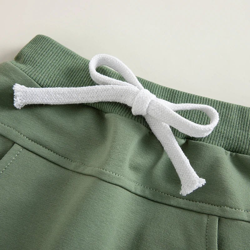 2022-12-12 Lioraitiin 0-3Years Toddler Baby Boys Sweatpants Elastic Waist Drawstring Solid Fall Trousers Pockets Casual Clothes