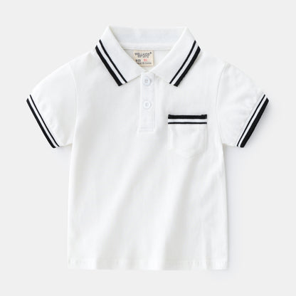 Boy's T-shirt Summer Polo Shirt for kids