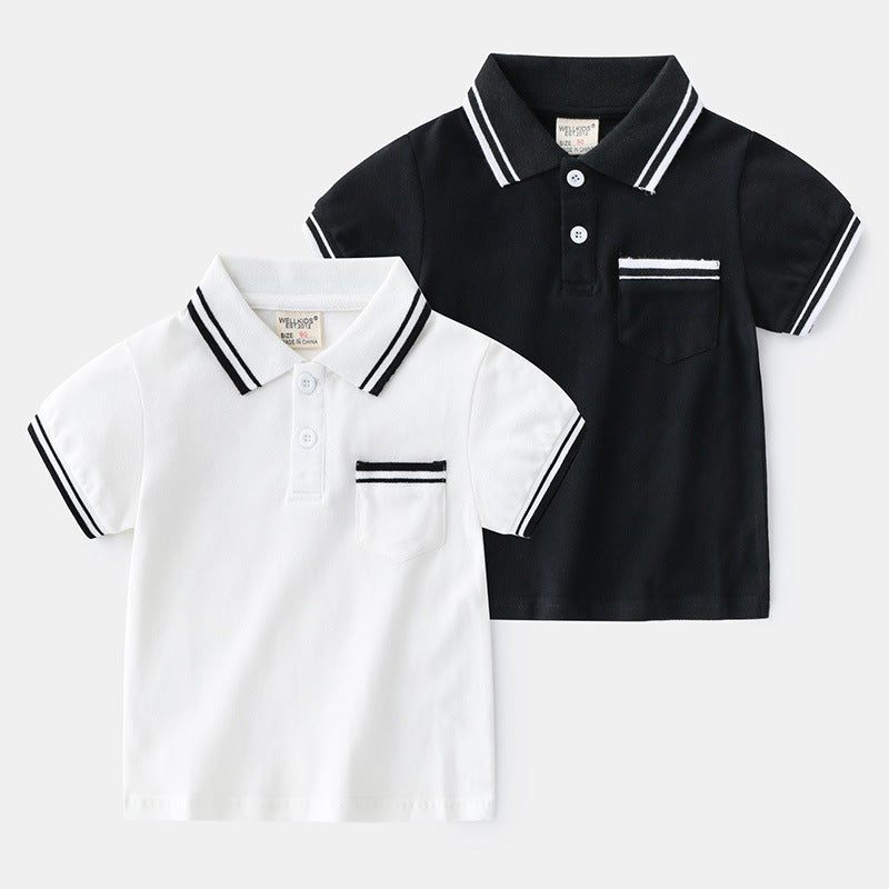 Boy's T-shirt Summer Polo Shirt for kids