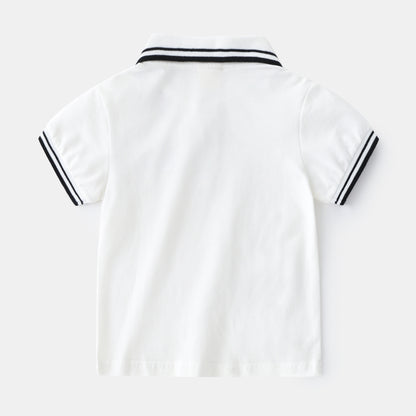 Boy's T-shirt Summer Polo Shirt for kids