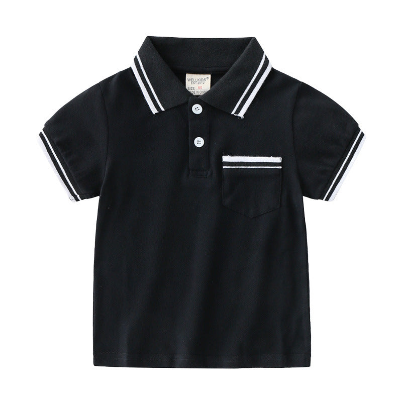 Boy's T-shirt Summer Polo Shirt for kids
