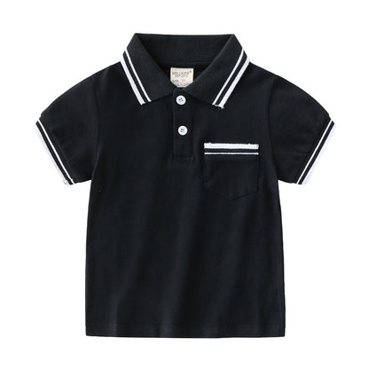 Boy's T-shirt Summer Polo Shirt for kids