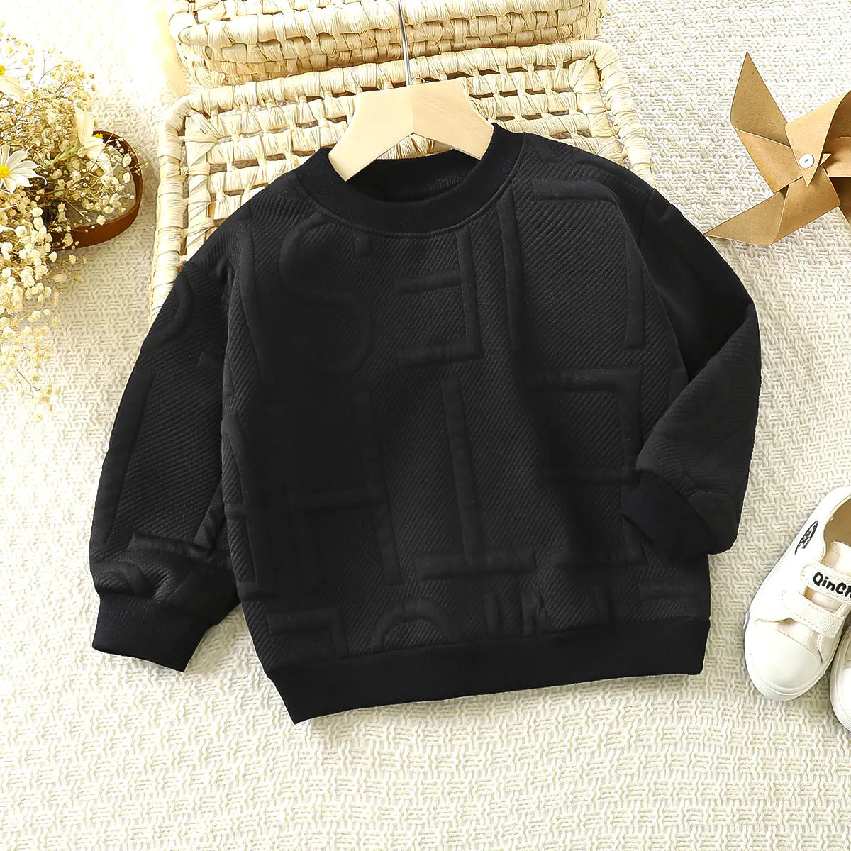 Boys' Autumn Jacquard Knit Sweater (3-8 yrs)