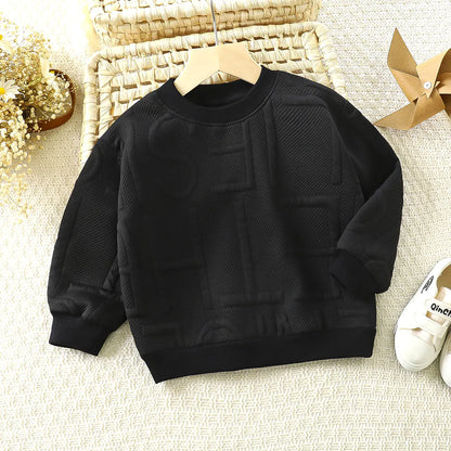 Boys' Autumn Jacquard Knit Sweater (3-8 yrs)