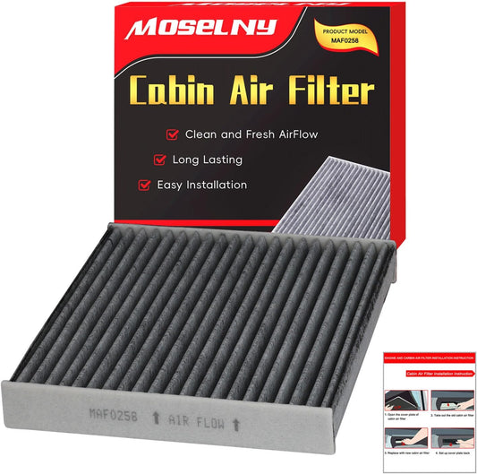 Cabin Air Filter with Activated Carbon Replacement for CP285 Cf10285,Fit for Toyota, Lexus, Camry, Corolla,Scion, Subaru, Pontiac, Jaguar - 4Runner, Avalon, Highlander, Es300H, GS350