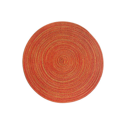 Round Ramie Woven Coaster