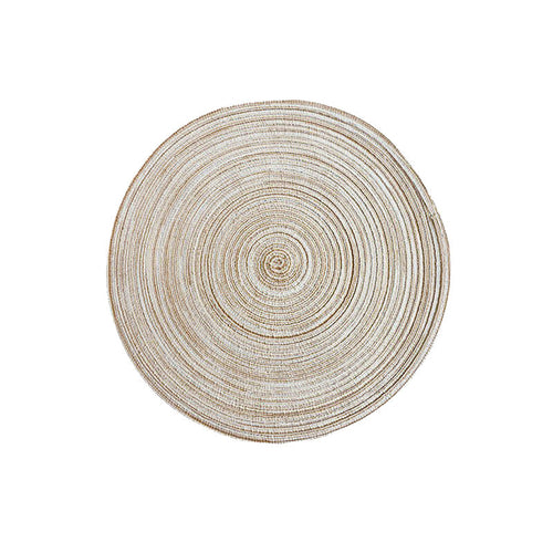 Round Ramie Woven Coaster