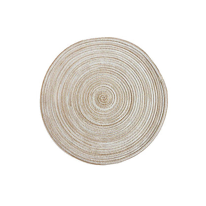 Round Ramie Woven Coaster