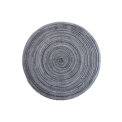 Round Ramie Woven Coaster
