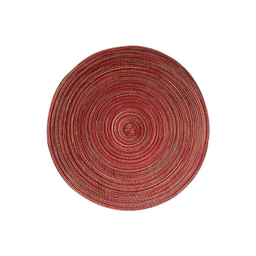 Round Ramie Woven Coaster