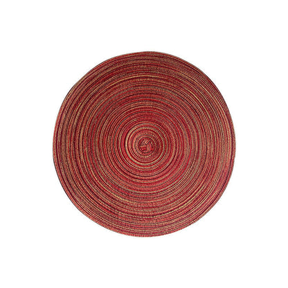 Round Ramie Woven Coaster
