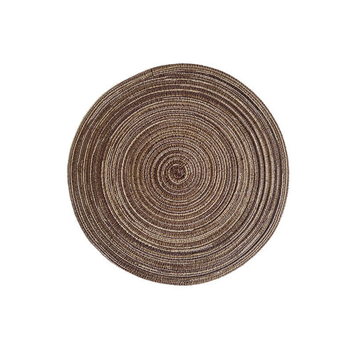 Round Ramie Woven Coaster