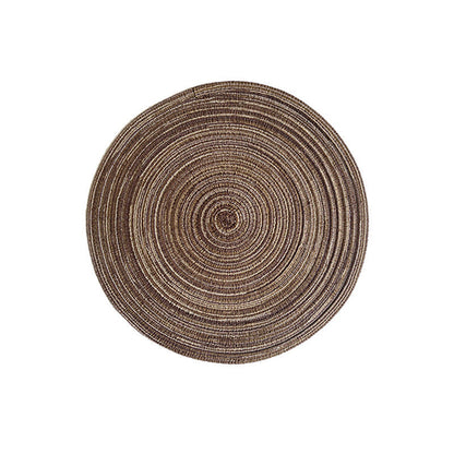 Round Ramie Woven Coaster