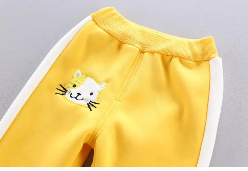 2025 Newborn Clothes Roupa Infantil New Clothing Set Winter Warm Suit Lovely Bear Cotton Velvet Boy's Toddler 0-4 Yea