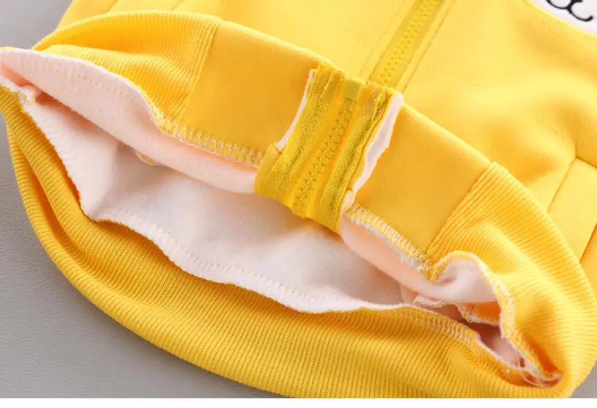 2025 Newborn Clothes Roupa Infantil New Clothing Set Winter Warm Suit Lovely Bear Cotton Velvet Boy's Toddler 0-4 Yea