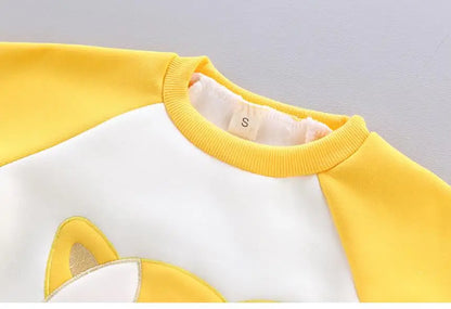 2025 Newborn Clothes Roupa Infantil New Clothing Set Winter Warm Suit Lovely Bear Cotton Velvet Boy's Toddler 0-4 Yea