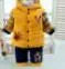 2025 Newborn Clothes Roupa Infantil New Clothing Set Winter Warm Suit Lovely Bear Cotton Velvet Boy's Toddler 0-4 Yea