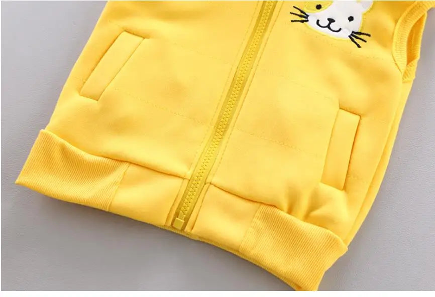 2025 Newborn Clothes Roupa Infantil New Clothing Set Winter Warm Suit Lovely Bear Cotton Velvet Boy's Toddler 0-4 Yea
