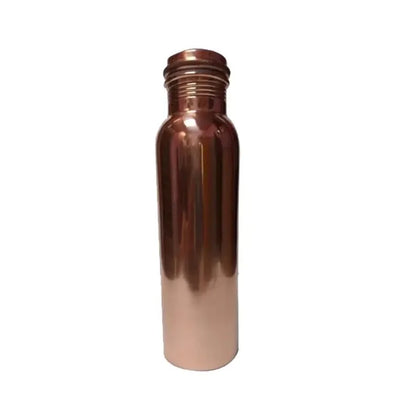 Standard Quality Drinkware Copper Water Bottle for Outdoor Travel Camping Sport Fitness Use Lid Direct Drinking India Export