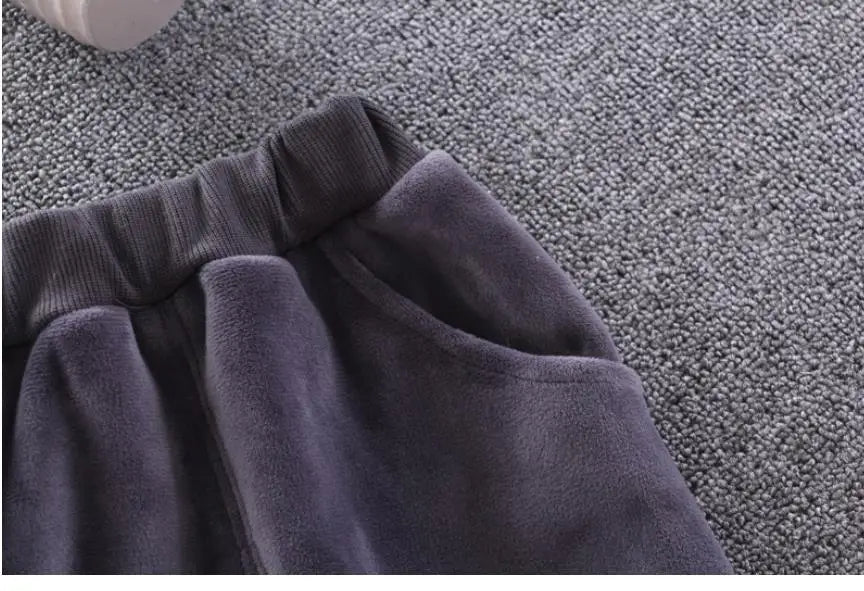 2025 Newborn Clothes Roupa Infantil New Clothing Set Winter Warm Suit Lovely Bear Cotton Velvet Boy's Toddler 0-4 Yea