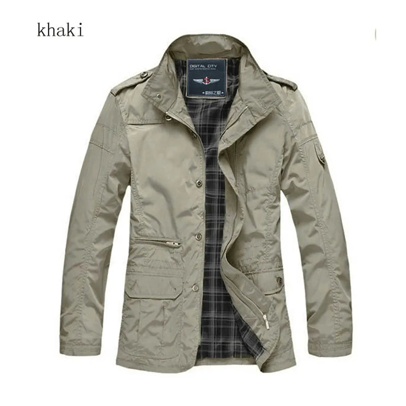 Winter jacket men hot sale man jacket large 5XL casual trench winter coat autumn thick cotton insulated outerwear