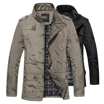 Winter jacket men hot sale man jacket large 5XL casual trench winter coat autumn thick cotton insulated outerwear