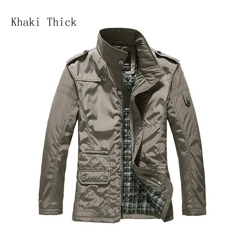 Winter jacket men hot sale man jacket large 5XL casual trench winter coat autumn thick cotton insulated outerwear