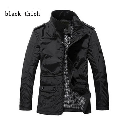 Winter jacket men hot sale man jacket large 5XL casual trench winter coat autumn thick cotton insulated outerwear