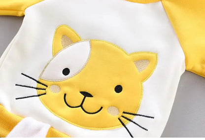 2025 Newborn Clothes Roupa Infantil New Clothing Set Winter Warm Suit Lovely Bear Cotton Velvet Boy's Toddler 0-4 Yea