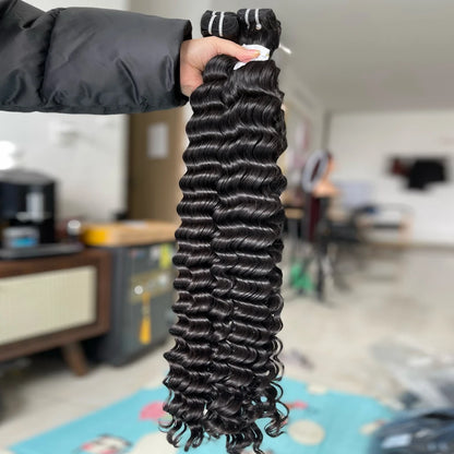 Raw Unprocessed Raw Virgin Human Hair Bundle Cambodian Virgin Cuticle Aligned Hair 15 a No Tangle No Shedding Double Drawn Hair