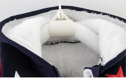 2025 Newborn Clothes Roupa Infantil New Clothing Set Winter Warm Suit Lovely Bear Cotton Velvet Boy's Toddler 0-4 Yea