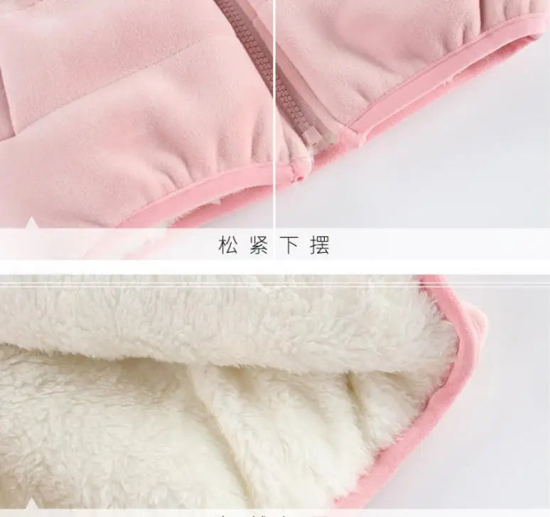 2025 Newborn Clothes Roupa Infantil New Clothing Set Winter Warm Suit Lovely Bear Cotton Velvet Boy's Toddler 0-4 Yea