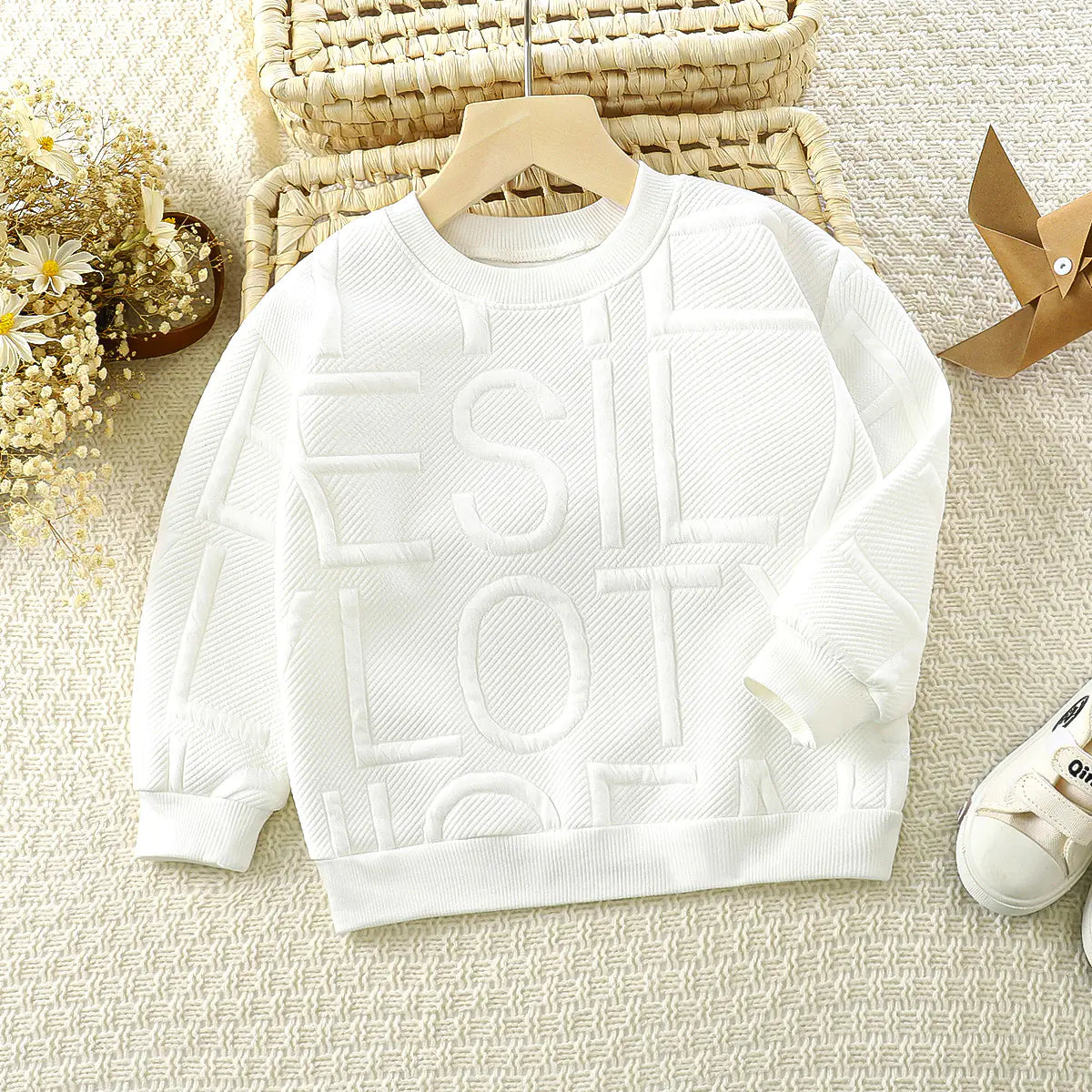 Boys' Autumn Jacquard Knit Sweater (3-8 yrs)