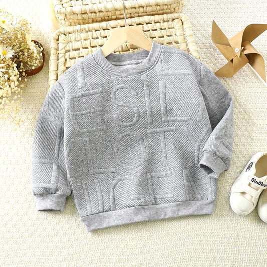 Boys' Autumn Jacquard Knit Sweater (3-8 yrs)
