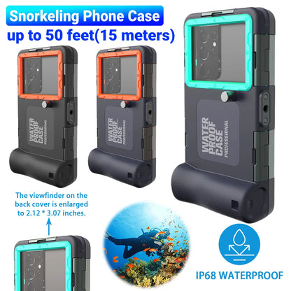 Diving Phone Case Professional Underwater Phone Case Universal Scuba Dive Phone Case for Underwater Photo Video Taking