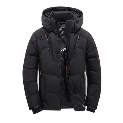 Thick Down Jacket With Collar For Men, Warm Parka, Casual Coat, Waterproof, Winter,-30 Degrees, Size 5XL