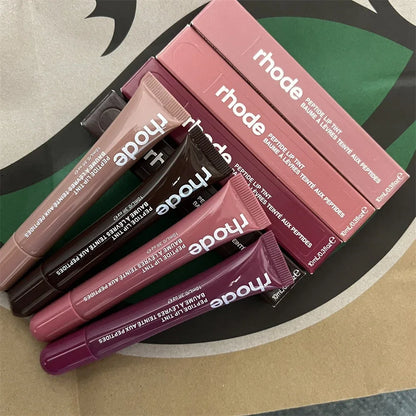 Rhode 9 Colors Lip Balm Phone Case Lip Gloss Moisturizing Liquid Lipstick Toast Espresso Raspberry jelly Transparent Lip Glaze