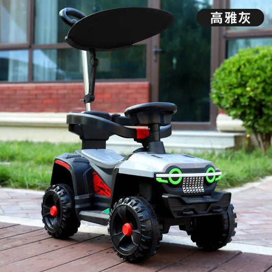 Remote Control 1-6-Year-Old Children's Electric Four-Wheel Motorcycle Off-Road Vehicle Can Accommodate Passengers