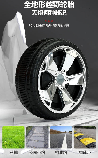 12V Big Battery 4 Drive Load 50KG New Children's Electric Vehicle Remote Control Charging Baby Toy Car Seatable Carriage