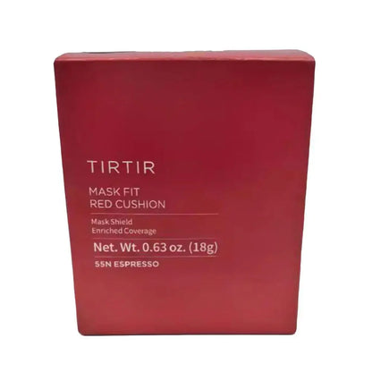 TIRTIR Red Foundation Waterproof Cushion Concealer Lightweight Buildable Coverage Lasting Setting Spray Cushion Makeup