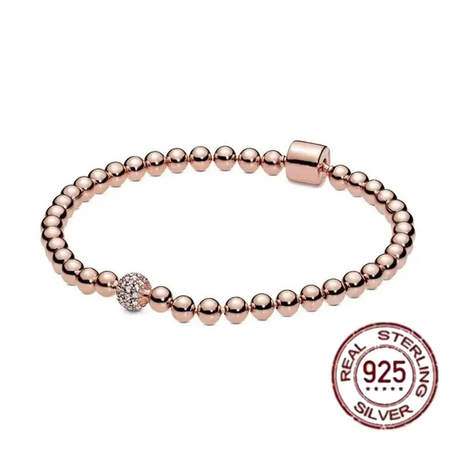 The best-selling S925 sterling silver heart-shaped crown snake bone chain is perfect for the original DlY bracelet! A perfect je