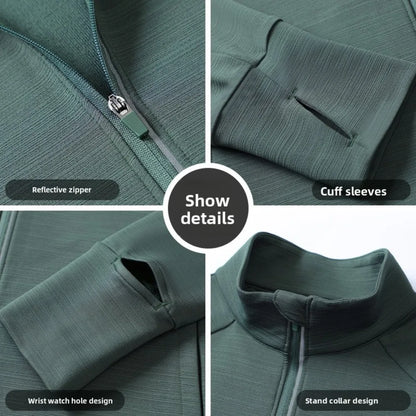 2025 Unisex Sports Jacket, Zip-Up Hooded Sweatshirt with Long Sleeves for Outdoor Training, Running and Casual Wear