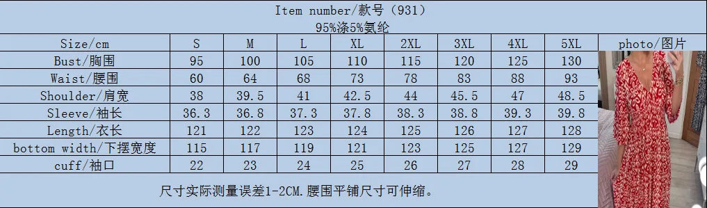 Sexy V Neck Half Sleeve Butterfly Floral Print Maxi Long Dress Summer Female Tunic Elastic Waist Loose Holiday Party Dresses