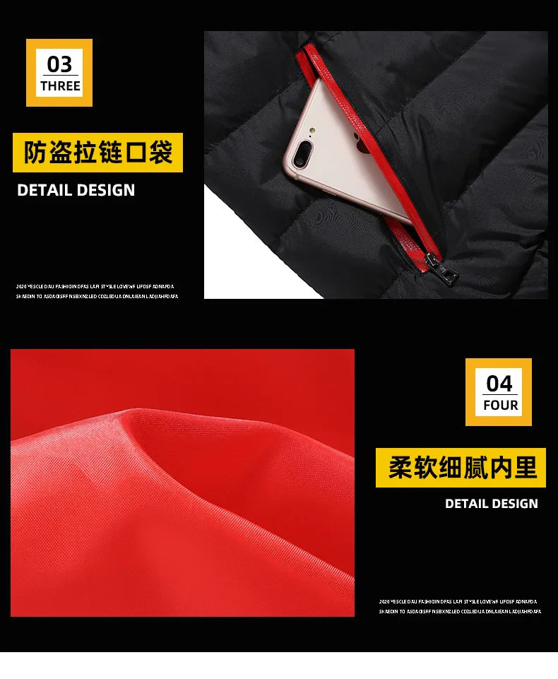 2026 Hot Selling Jackets Winter Men's Medium and Youth Large Sized Lightweight Warm Jackets Trendy Fashion Jackets